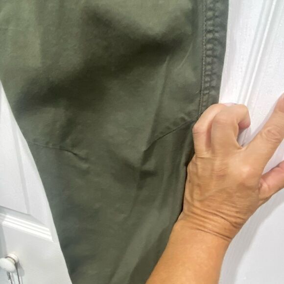 Vanilla Star jogger green olive  pants elastic cuffs size 28/7 - Picture 8 of 12